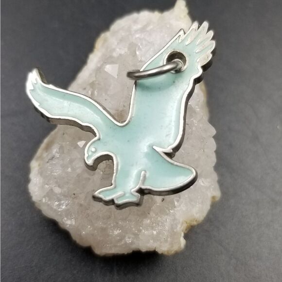 Eagle catching prey flying bird charm pendant. P151 - Picture 1 of 2